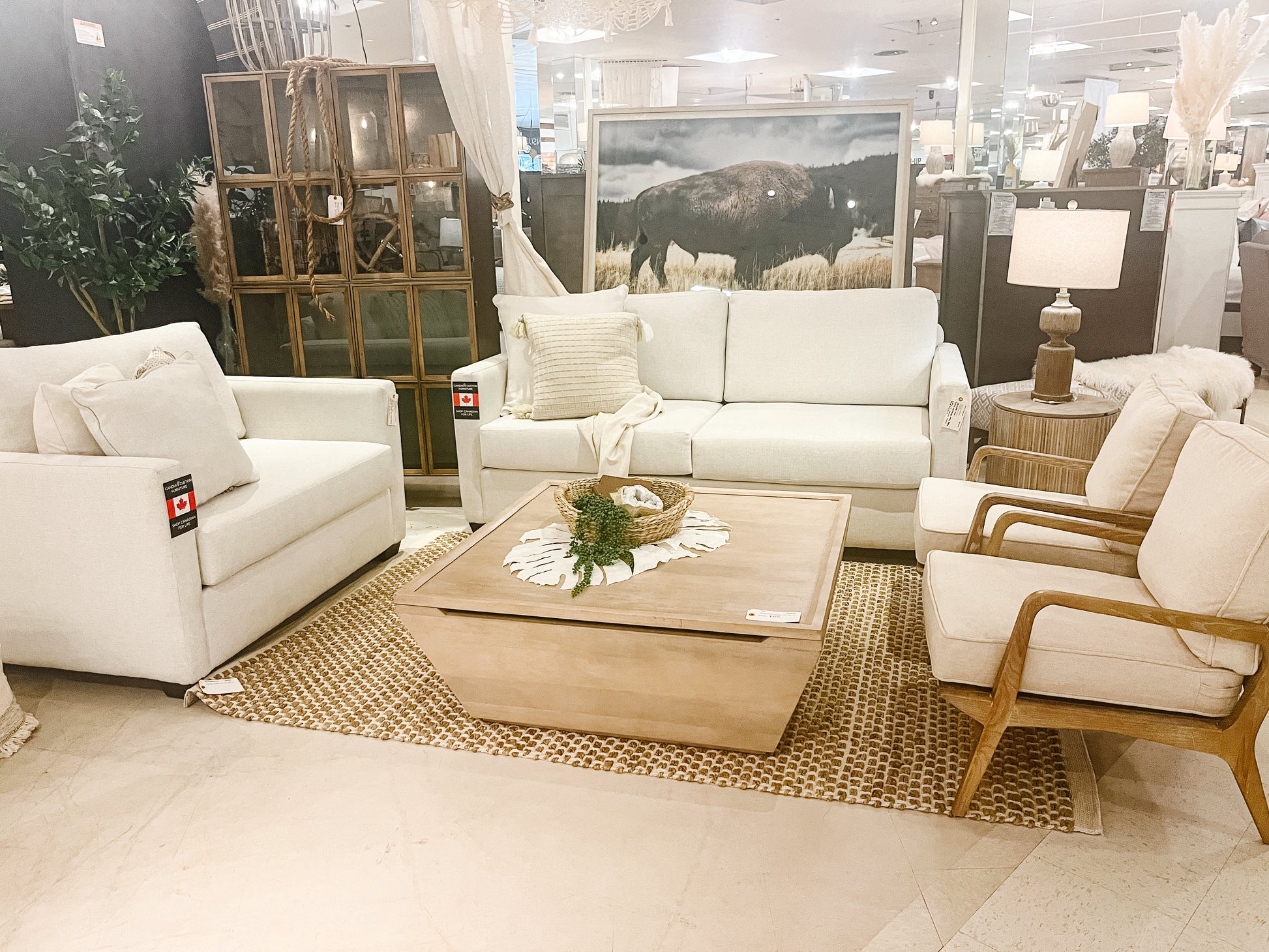 Amara Custom loveseat - Calgary Furniture Store