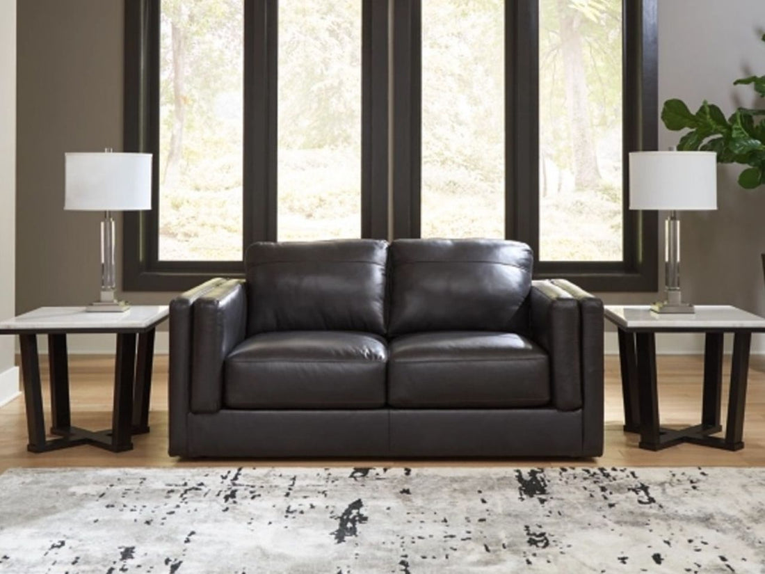 Amiata Loveseat - Onyx - Calgary Furniture Store