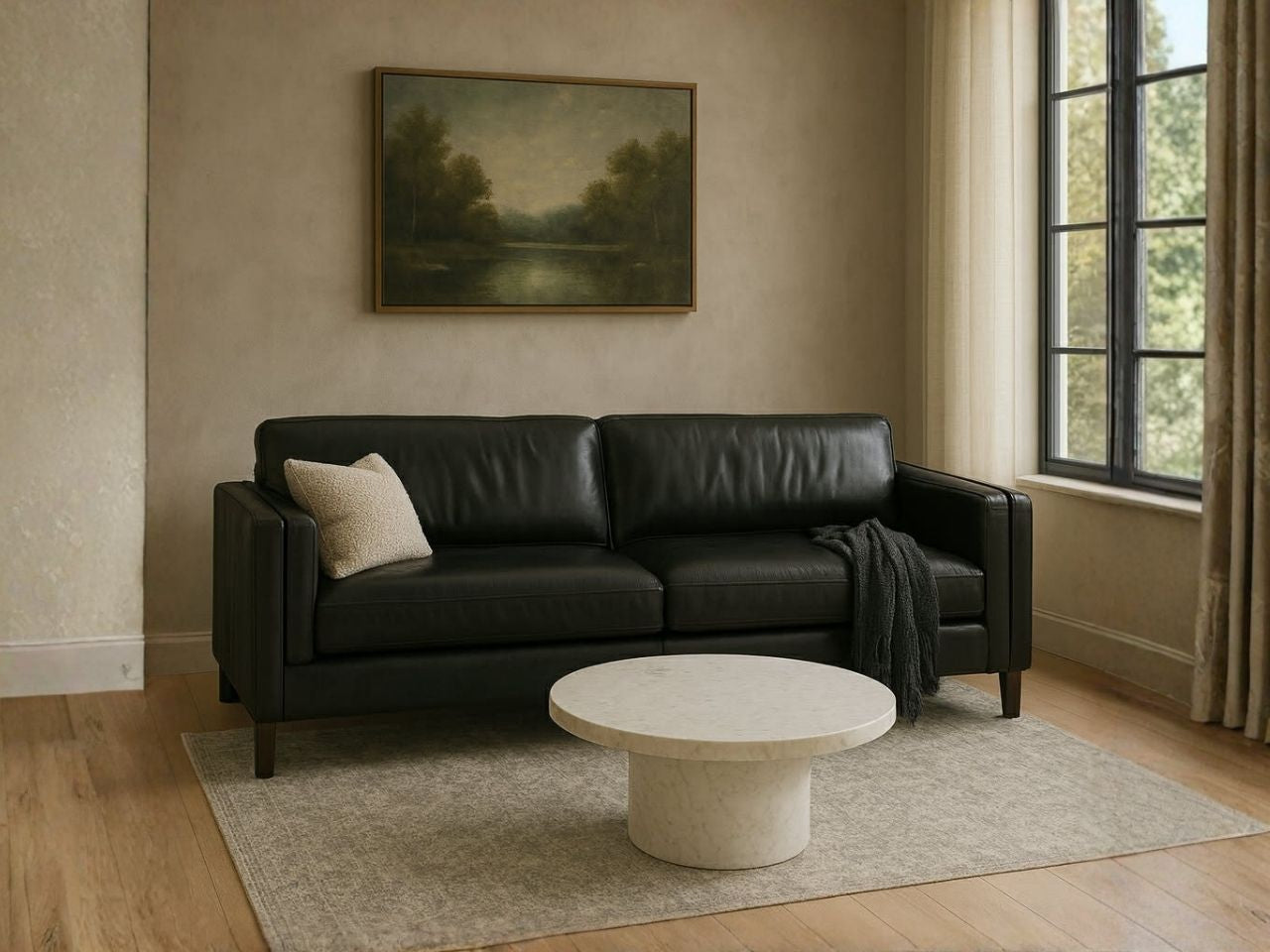 Amiata Sofa - Onyx - Calgary Furniture Store