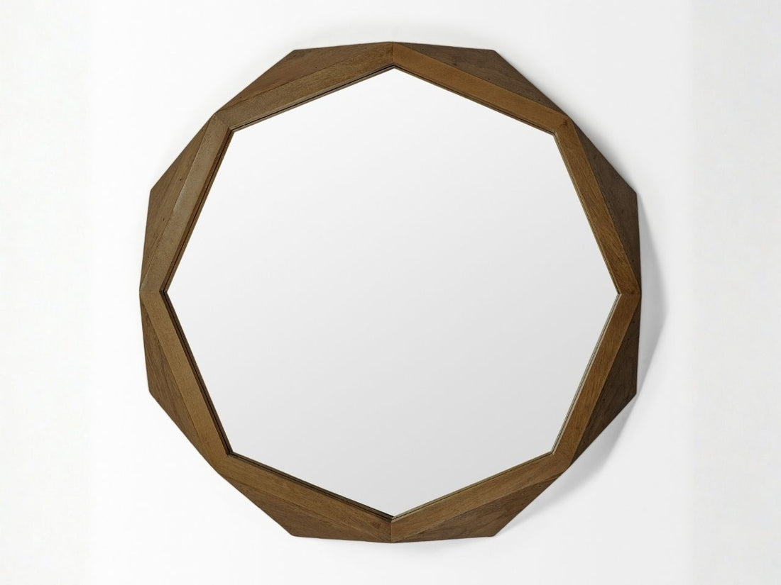 Aramis Octagon Wall Mirror in Calgary in a white background
