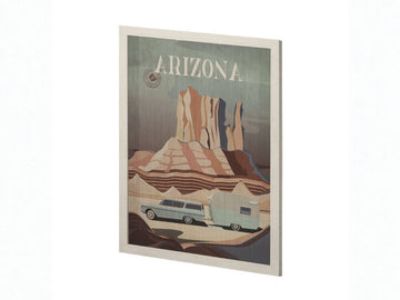 Arizona Go USA (L) Framed Art Print in Calgary in a white background