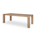 Beth Light Brown Wood Rectangular Dining Table - Calgary Furniture Store