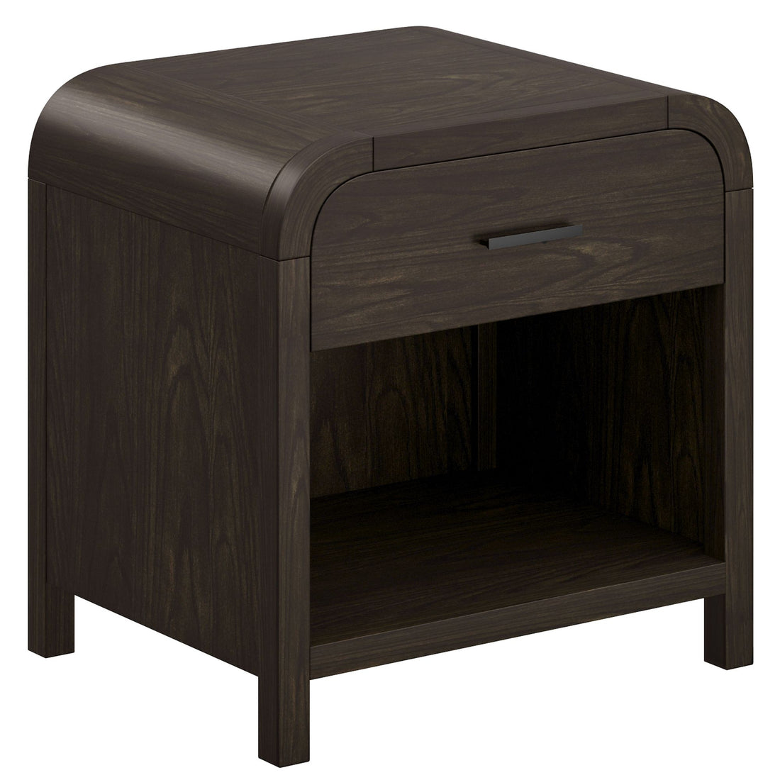 Bowman 1 Drawer Accent Table in Dark Walnut - Calgary Furniture Store