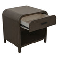 Bowman 1 Drawer Accent Table in Dark Walnut - Calgary Furniture Store