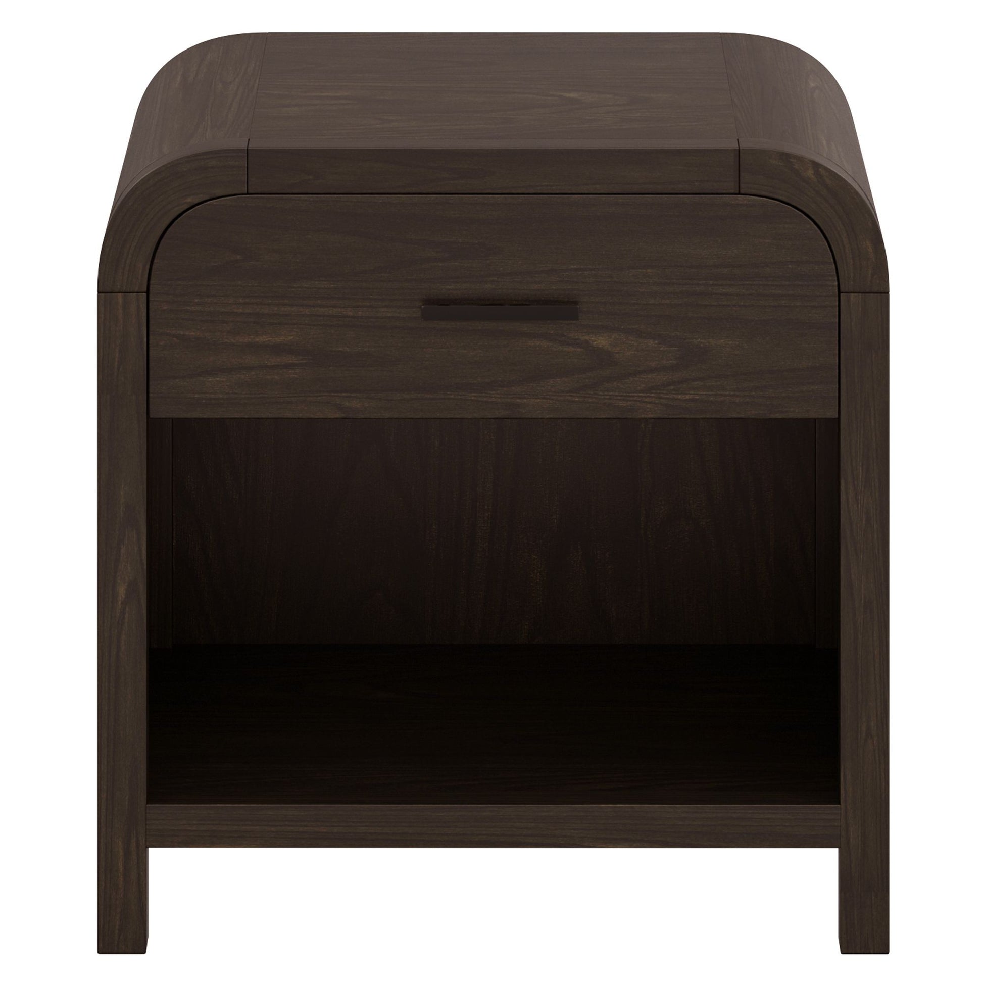 Bowman 1 Drawer Accent Table in Dark Walnut - Calgary Furniture Store