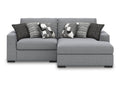 Bealton 2-Piece Modular Sectional Sofa with Chaise, Washable Covers in Calgary in a white background