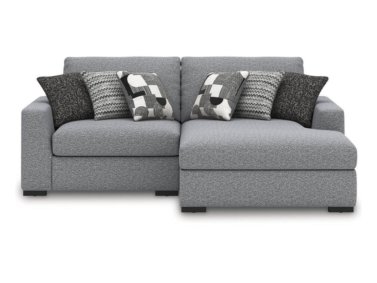Bealton 2-Piece Modular Sectional Sofa with Chaise, Washable Covers in Calgary in a white background