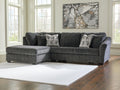 Biddeford 2-Piece Sectional Chaise Sofa Shadow Upholstered Comfort Design in Calgary
