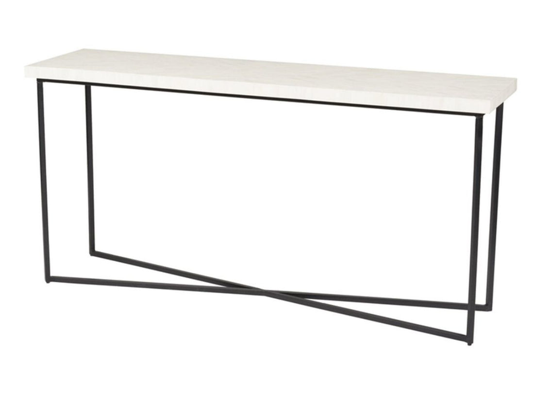 Boys Avenue Console Table- Bone Inlay in a white background
