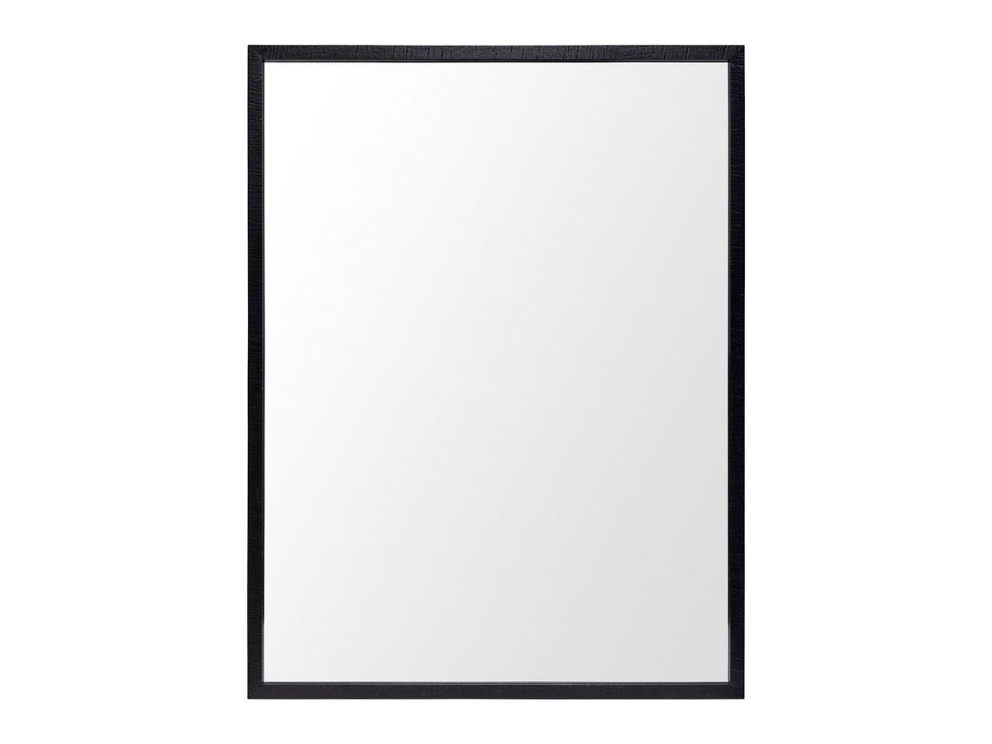 Bristol Black Wood Frame Bathroom Vanity Mirror in Calgary in a white background
