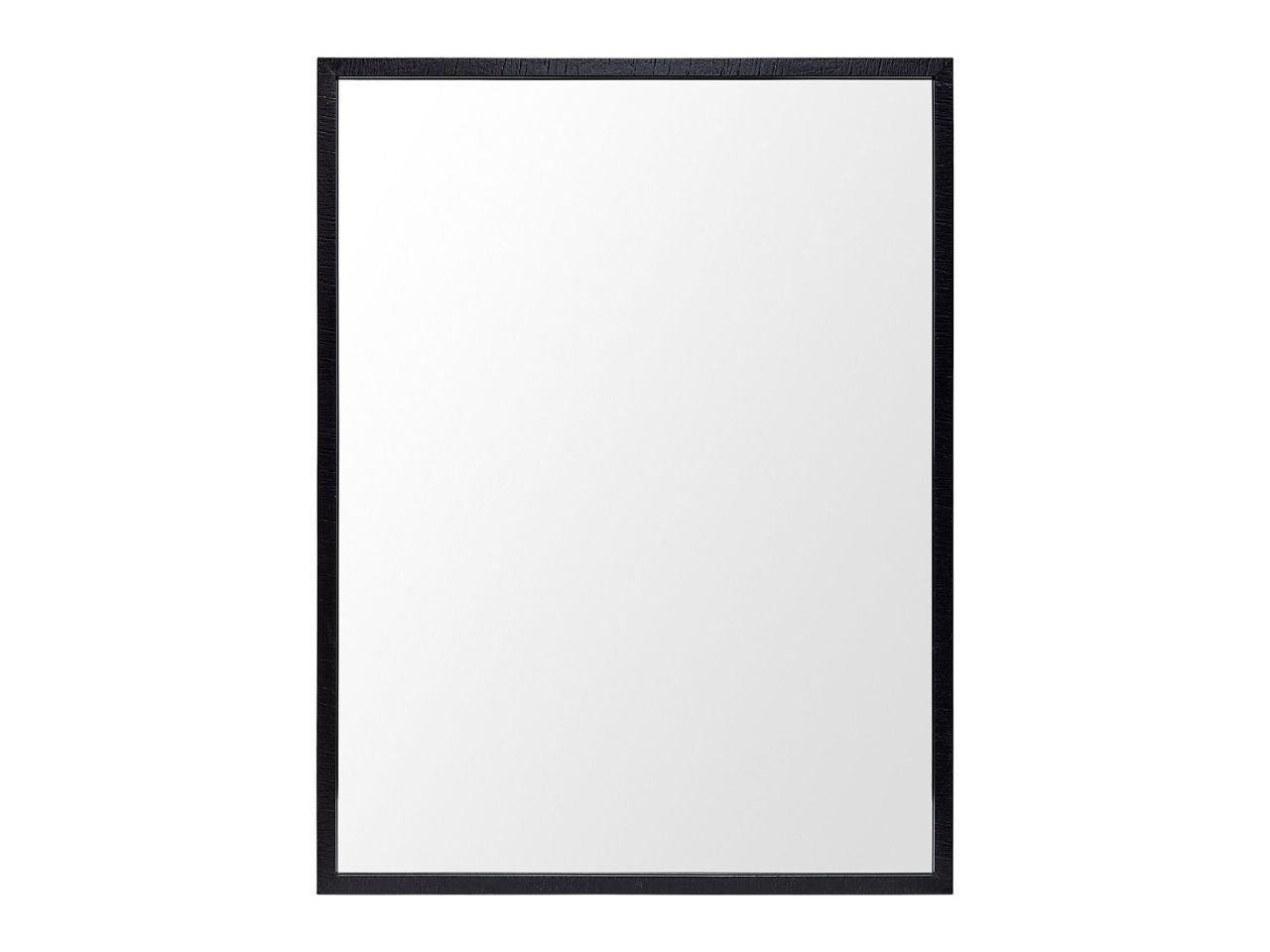 Bristol Black Wood Frame Bathroom Vanity Mirror in Calgary in a white background
