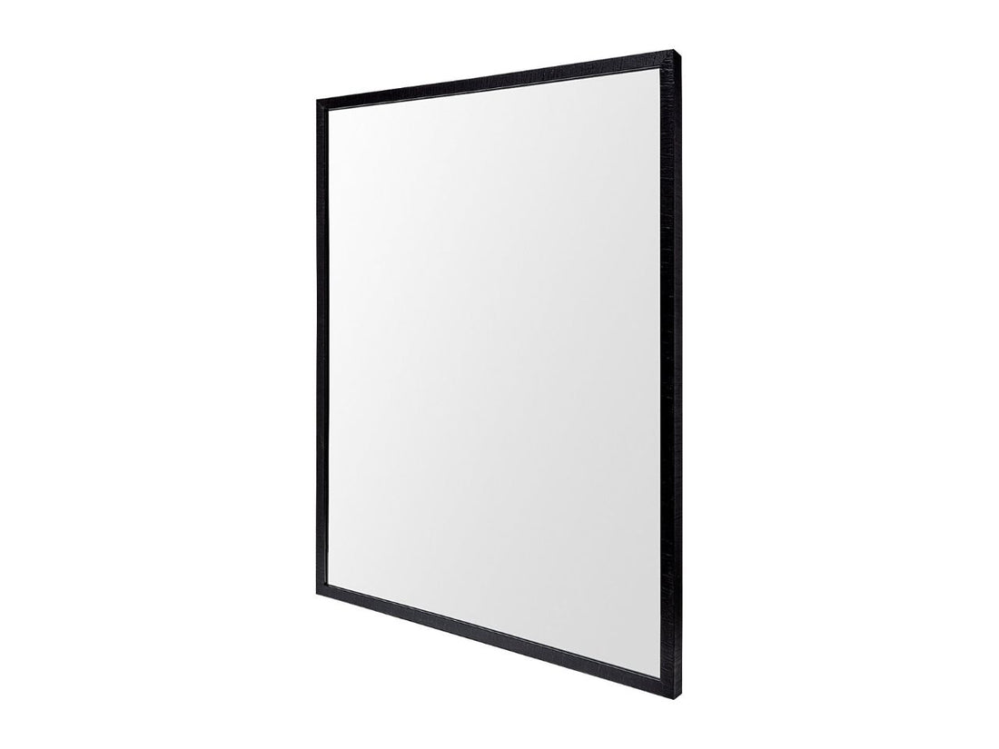 Bristol Black Wood Frame Bathroom Vanity Mirror in Calgary in a white background
