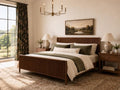 Britanica Solid Wood Bed in a bedroom place. 