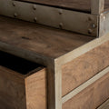Brodie Nickle Bookshelf with Ladder - Calgary Furniture Store
