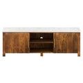Camden Media Cabinet in Walnut & White - Calgary Furniture Store