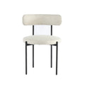 CLEO DINING CHAIR - MACADAMIA TRAVERTINE - Calgary Furniture Store