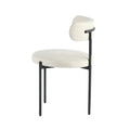 CLEO DINING CHAIR - MACADAMIA TRAVERTINE - Calgary Furniture Store