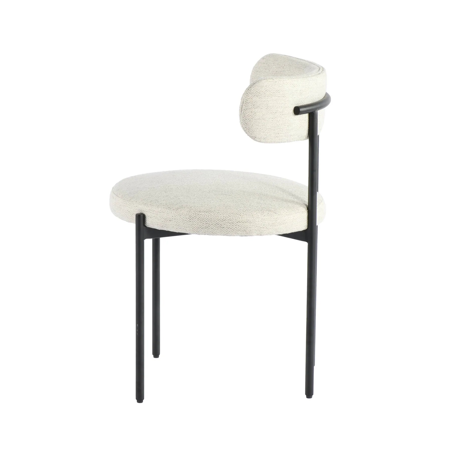 CLEO DINING CHAIR - MACADAMIA TRAVERTINE - Calgary Furniture Store