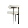 CLEO DINING CHAIR - MACADAMIA TRAVERTINE - Calgary Furniture Store
