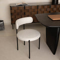 CLEO DINING CHAIR - MACADAMIA TRAVERTINE - Calgary Furniture Store