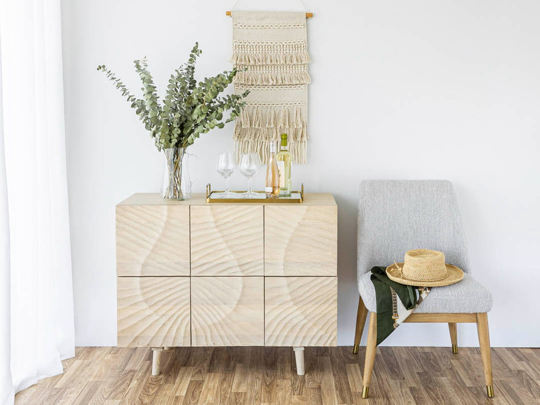 Cinema Scallop Cabinet - Calgary Furniture Store