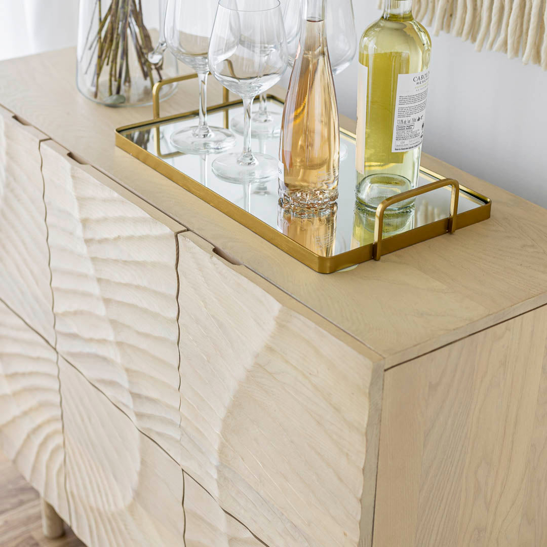 Cinema Scallop Cabinet - Calgary Furniture Store