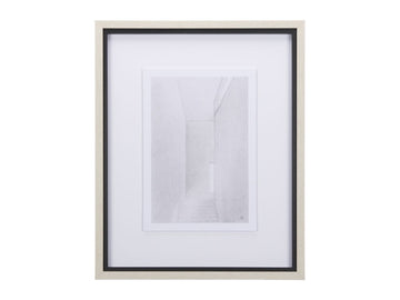 Corridor I Hand Embellished Textured Framed Art Print in Calgary in a white background