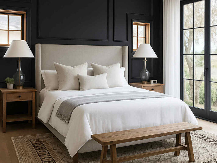 Shay Custom Bed in Calgary in a white background