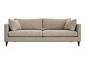 Beige custom sofa on a white background
