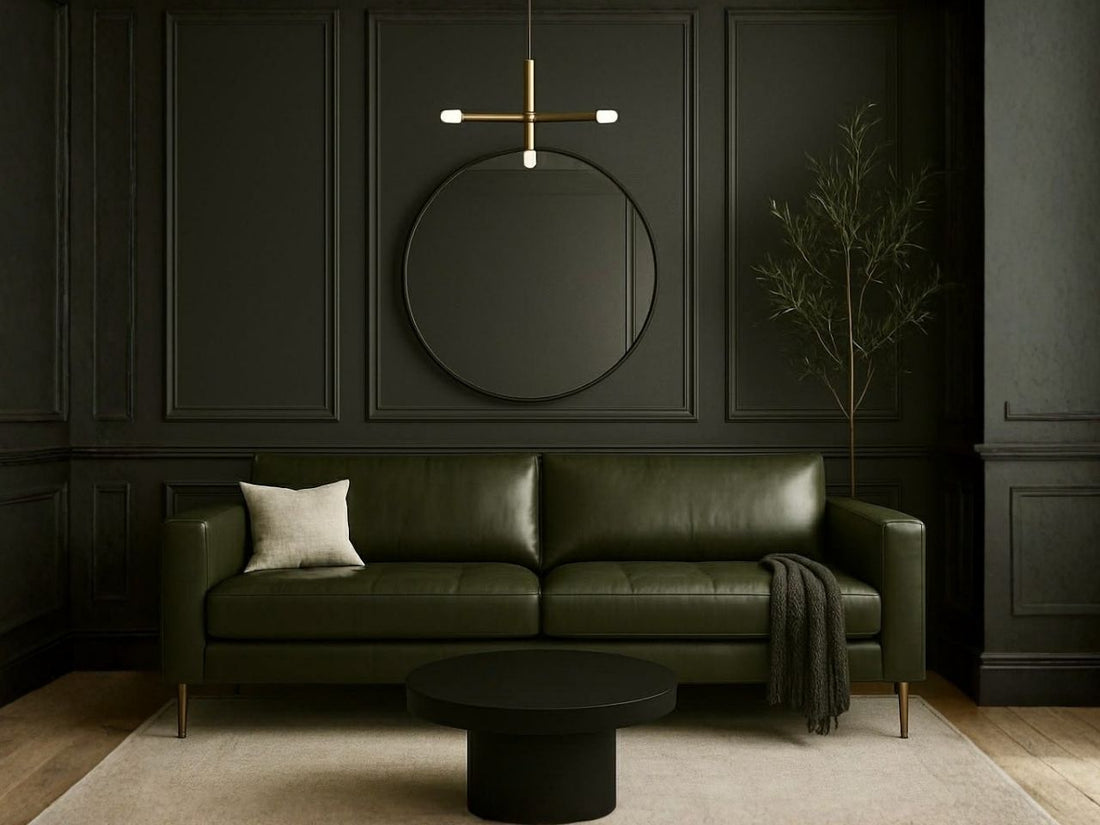 🇨🇦 Custom Leather Sofa | Calgary Furniture Store