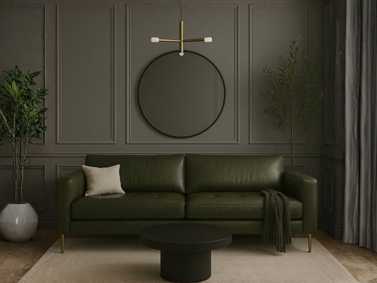 🇨🇦 Custom Leather Sofa | Calgary Furniture Store