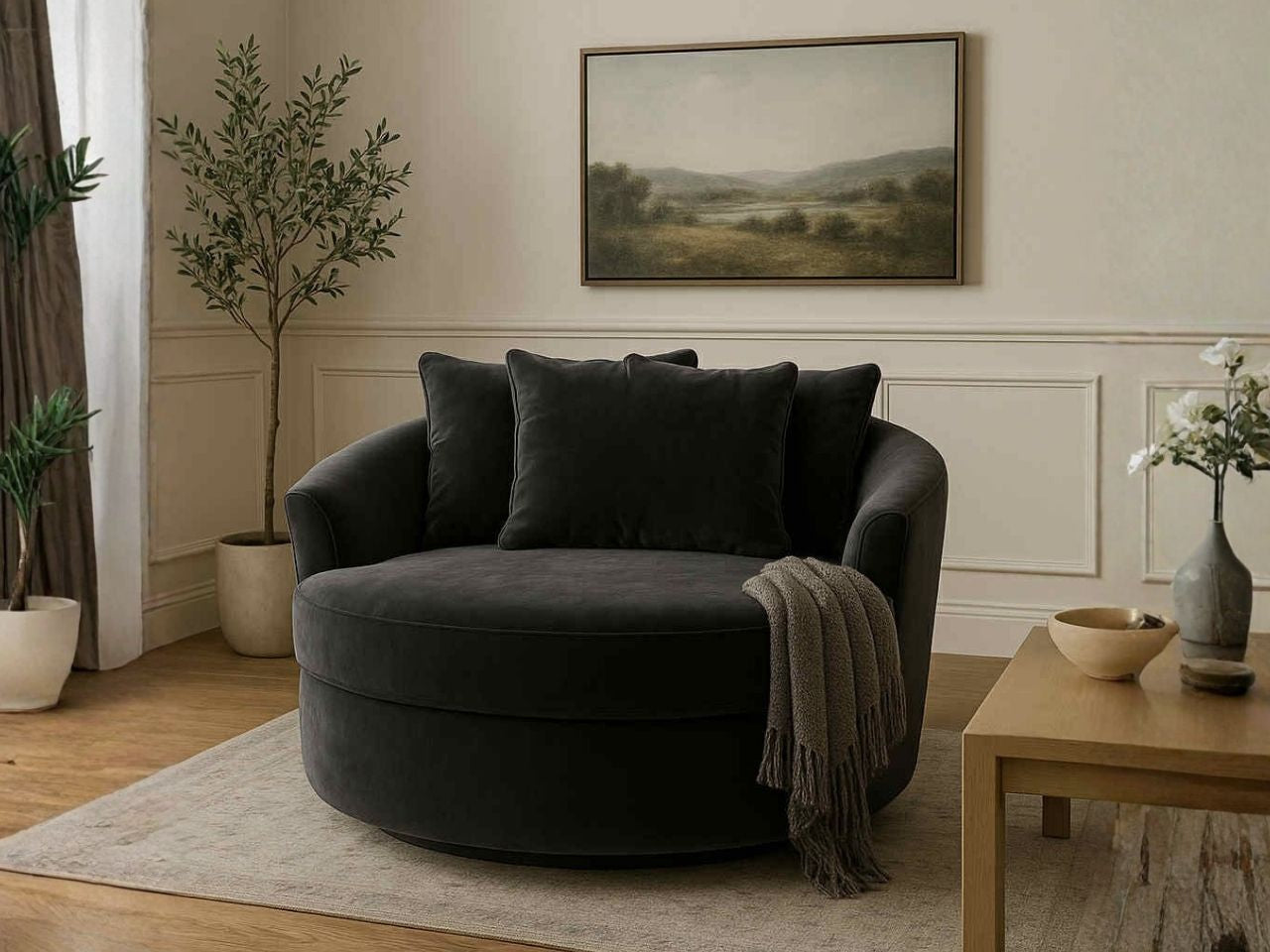 Custom Canadian made Loop Nest Chair