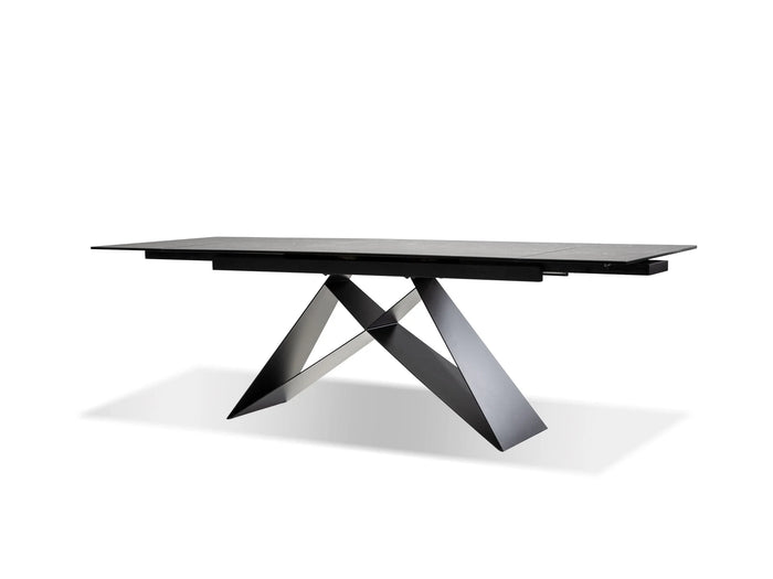 The 94" W Extending Dining Table- Slate