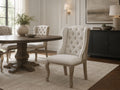 Deconstructed Dining Chair in Calgary in a dining room setting. 