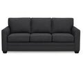 Charcoal Denver sofa on a white background by Showhome Furniture