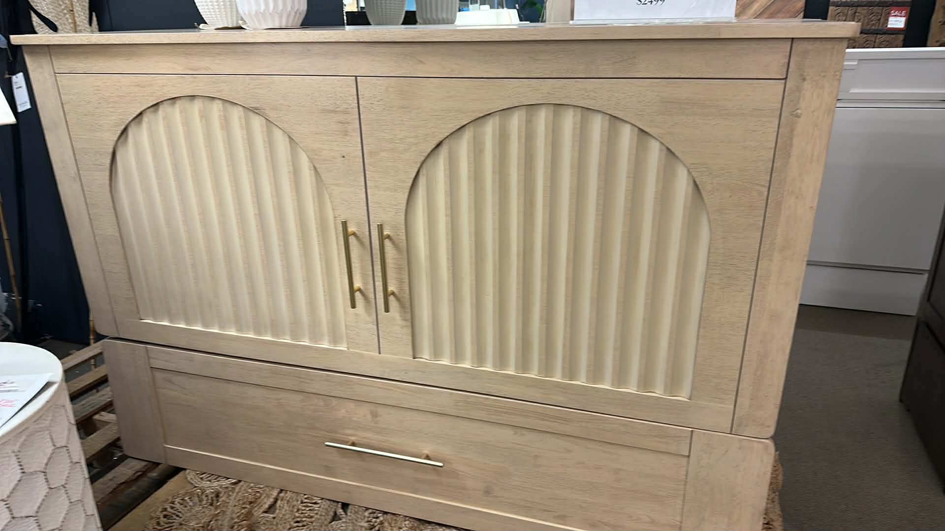 Eden Arched Solid Wood Cabinet Bed - Calgary Furniture Store