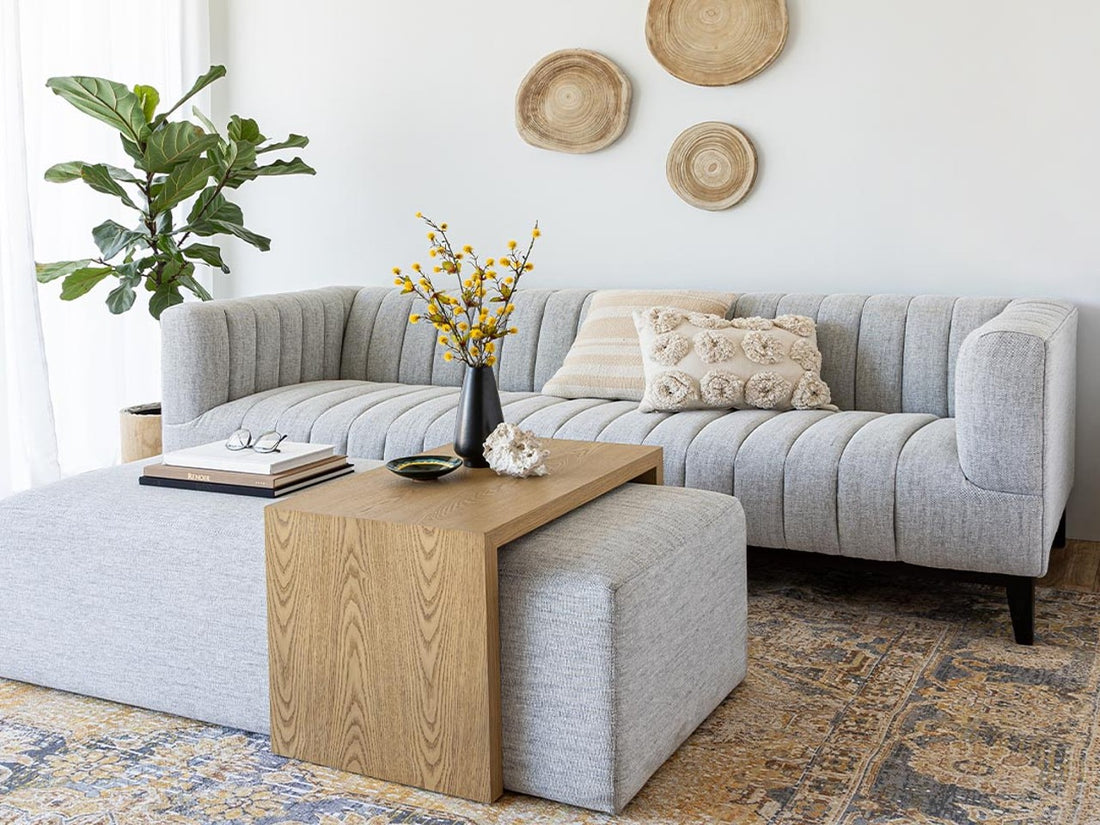 Elliot Stone Sofa - Calgary Furniture Store