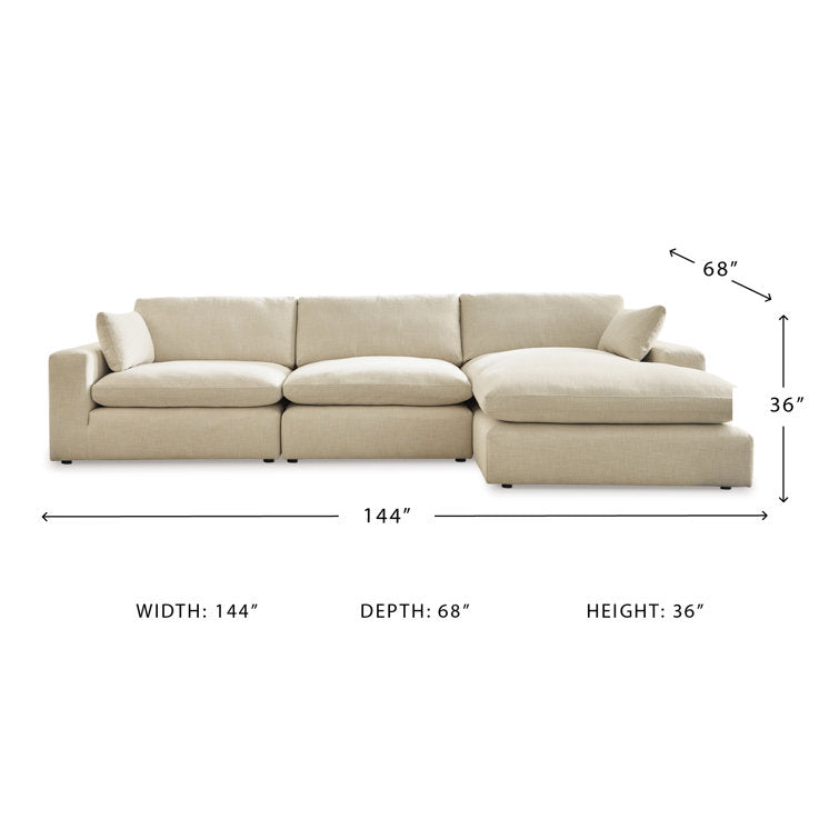 Elyza 3-Piece Modular Sectional - Calgary Furniture Store