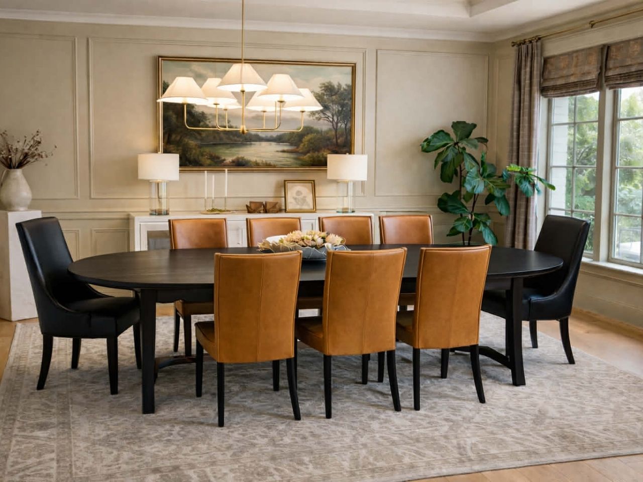 🇨🇦 Esther Oval Custom Canadian Made Dining Table