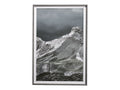 Europe Mountain 1L Framed Photographic Art Print Matted Under Glass in Calgary in a white background