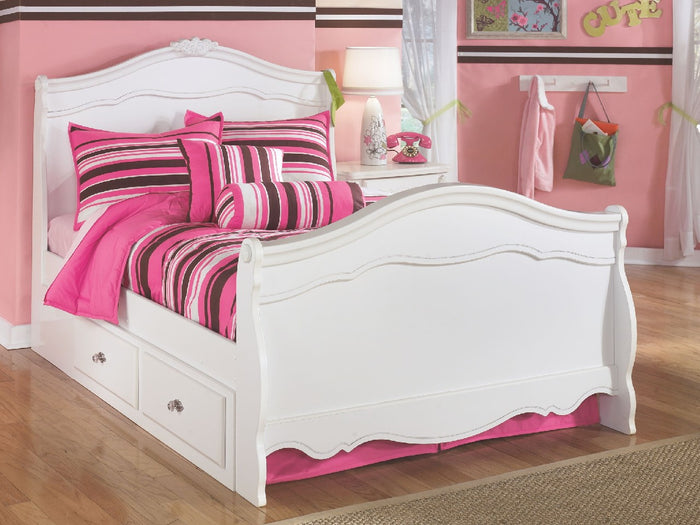 Exquisite Storage Sleigh Bed - Calgary Furniture Store