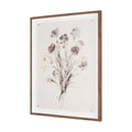 Floral Impressions I by Melody Ducharme a Hand Embellished Framed Print under Glass - Calgary Furniture Store