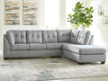 Falkirk Velvet-Touch 2-Piece L-Shaped Sectional Sofa with Chaise, Tailored in Calgary