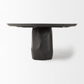 Fitzgerald 152cm Round Mango Wood Dining Table with Pedestal