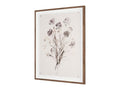 Floral Impressions II by Melody Ducharmea Hand Embellished Framed Print under Glass in Calgary in a white background 