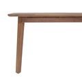 Gia Warm Pecan Extension Dining Table 71/102 Inch Solid Wood