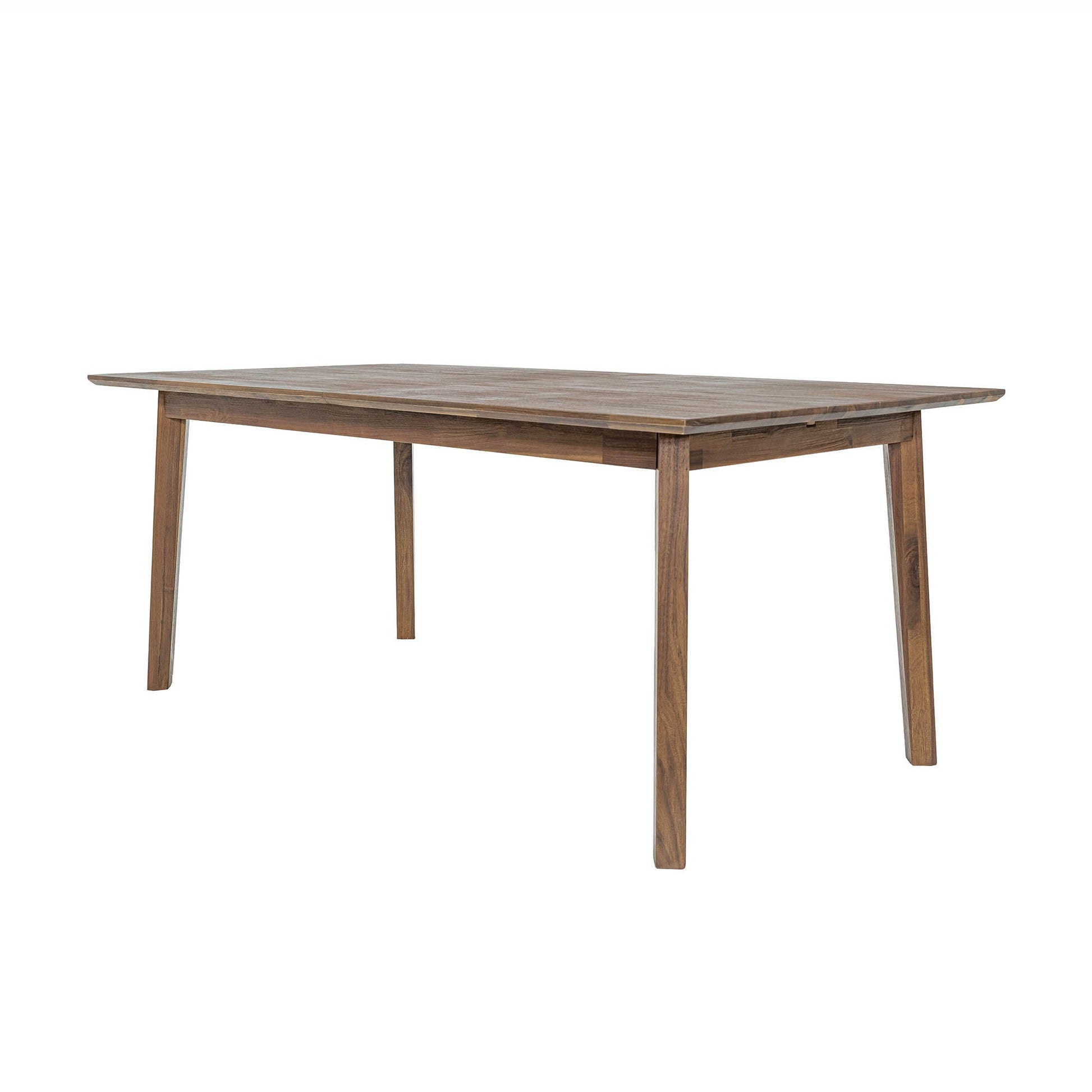 Gia Warm Pecan Extension Dining Table 71/102 Inch Solid Wood