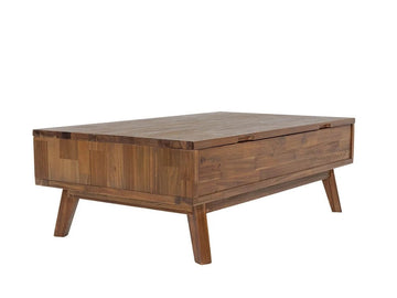 GIA COFFEE TABLE W/ LIFT TOP - WARM PECAN- - Calgary Furniture