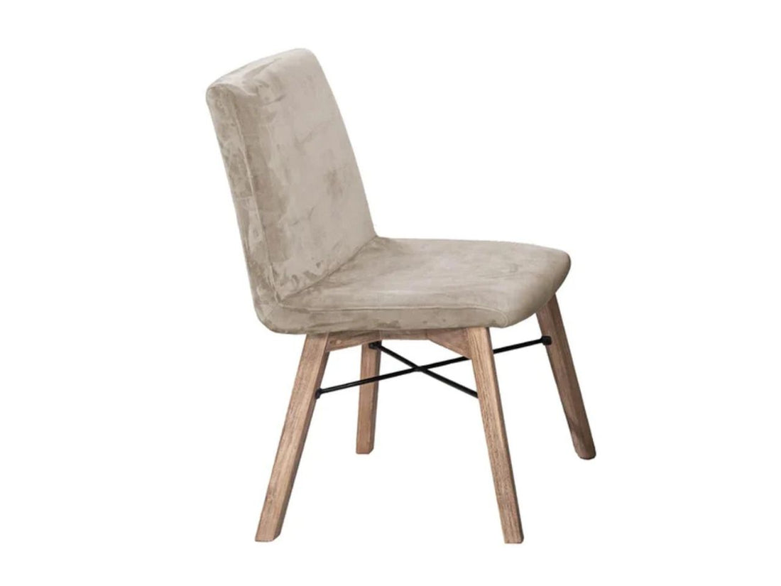 Gia Dining Chair - Sand in Calgary in a white background 