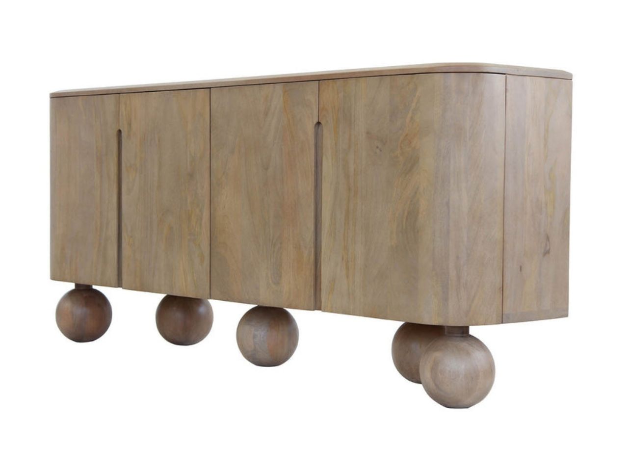Globe sideboard in Calgary in a white background 